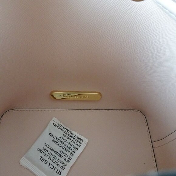 NWT Michael Kors Suri Small Crossbody Bucket Bag Powder Blush Pink Saffiano - Picture 12 of 15